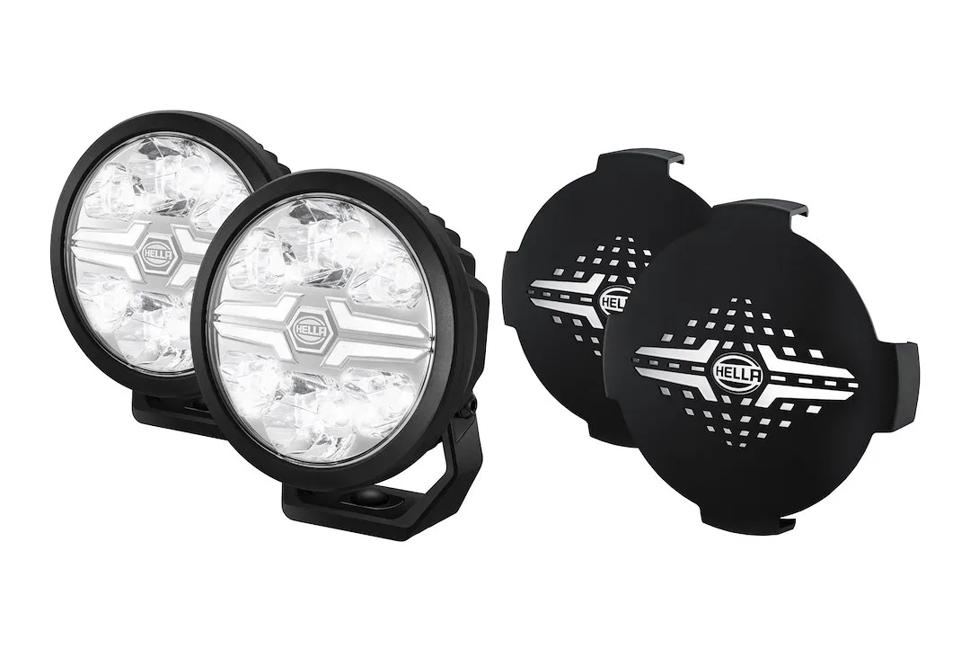 358228801 – HELLA Driving/ Fog Light, LED Bulb 6 LED Bulbs 6 Inch Round 90 Watt 10 To 24 Volt DC High Beam 8500 Lumen...